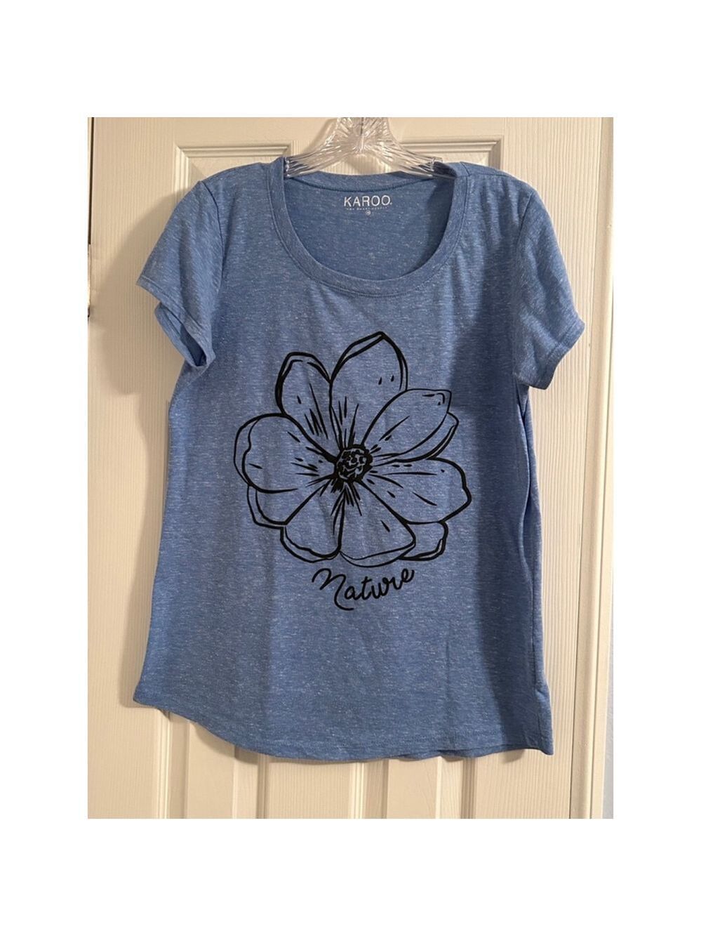 🔵Karoo Women’s Short Sleeve T-Shirt, M, Blue